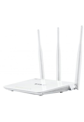 Роутер Tenda F3, Wi-Fi 802.11b/g/n, до 300 Mb/s, 2.4GHz, 3x10/100 Mb/s, RJ45 10/100Mb/s (FE), 3 зовнішні незнімні антени