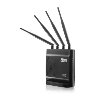 Роутер Netis WF2780, Wi-Fi 802.11a/b/g/n/ac, до 1200 Mb/s, 2.4/5GHz, 4x100/1000 Mb/s, RJ45 100/1000Mb/s (Gb), 4 зовнішні антени