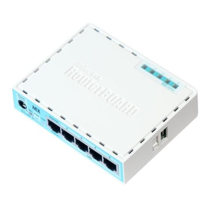 Роутер MikroTik hEX (RB750Gr3), 5 LAN 10/100/1000Mb