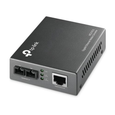 Медіаконвертер TP-LINK MC210CS, 1GEBase-TX-1GEBase-FX, SM, 20 км, SC