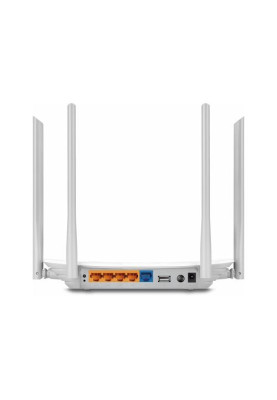 Роутер TP-LINK Archer C50 V4, Wi-Fi 802.11a/b/g/n/ac, до 867 Mb/s, 2.4/5GHz, 4 LAN 10/100 Mb/s, RJ45 10/100Mb/s, 4 зовнішні антени