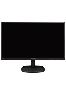 Монітор 23.8" Philips 243V7QJABF/00 Black, WLED, IPS, 1920x1080, 5 мс, 250 кд/м², 1000:1, 178°/178°, VGA/DP/HDMI, 2x2 Вт