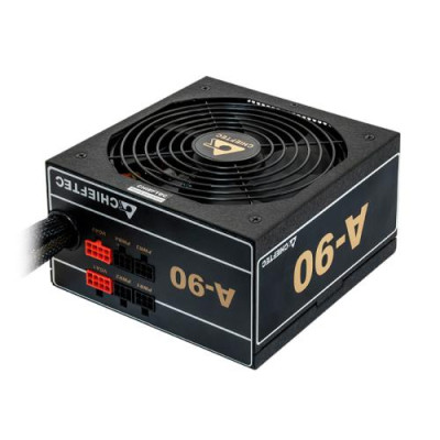 Блок живлення 650 Вт, Chieftec A90, Black, напiвмодульний, 80+ Standart, Active PFC, 140 мм, 3xMolex / 6xSATA / 2x6+2-pin / 1x20+4-pin / 1x4+4-pin, захист AFC/OCP/OPP/OTP/OVP/SCP/SIP/UVP (GDP-650C)