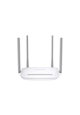 Роутер Mercusys MW325R Wi-Fi 802.11 b/g/n, 300Mb, 3 LAN 10/100Mb, режим точки доступу, швидке налаштування безпеки