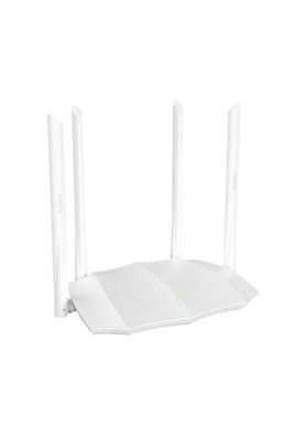 Роутер Tenda AC5, White, Wi-Fi 802.11ac, до 300 Mb/s, 2.4GHz/5GHz, 3x10/100 Mb/s, RJ45 10/100Mb/s (FE), 4 зовнішні незнімні антени