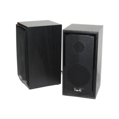 Колонки 2.0 Havit HV-SK518 Black, 2 x 3 Вт, МДФ, живлення від USB, керування ззаду (6950676249033)