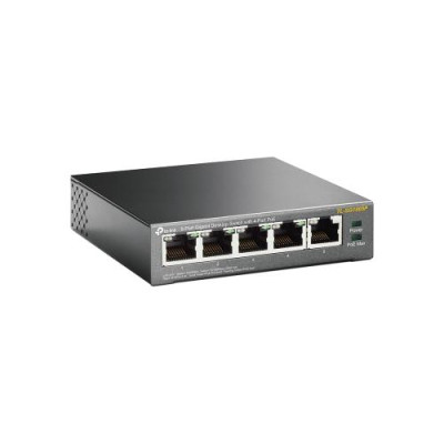 Комутатор TP-LINK TL-SG1005P 5 LAN 10/100/1000 Mb, некерований, металевий корпус