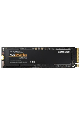 Твердотільний накопичувач SSD 1Tb, Samsung 970 Evo Plus, PCI-E 3.0 x4, M.2 2280, MLC 3-bit, 3500/3300 МБ/с ( MZ-V7S1T0BW)