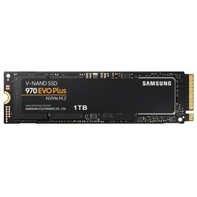 Твердотільний накопичувач SSD 1Tb, Samsung 970 Evo Plus, PCI-E 3.0 x4, M.2 2280, MLC 3-bit, 3500/3300 МБ/с ( MZ-V7S1T0BW)