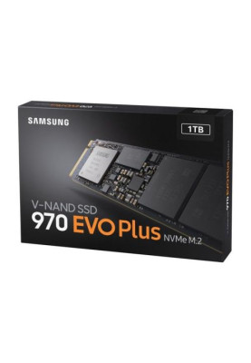 Твердотільний накопичувач SSD 1Tb, Samsung 970 Evo Plus, PCI-E 3.0 x4, M.2 2280, MLC 3-bit, 3500/3300 МБ/с ( MZ-V7S1T0BW)