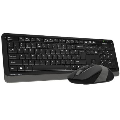 Комплект бездротовий A4tech Fstyler FG1010, Black+Grey, клавіатура+миша