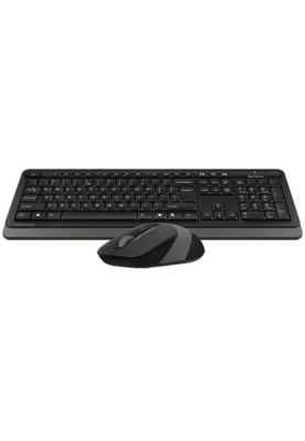 Комплект бездротовий A4tech Fstyler FG1010, Black+Grey, клавіатура+миша