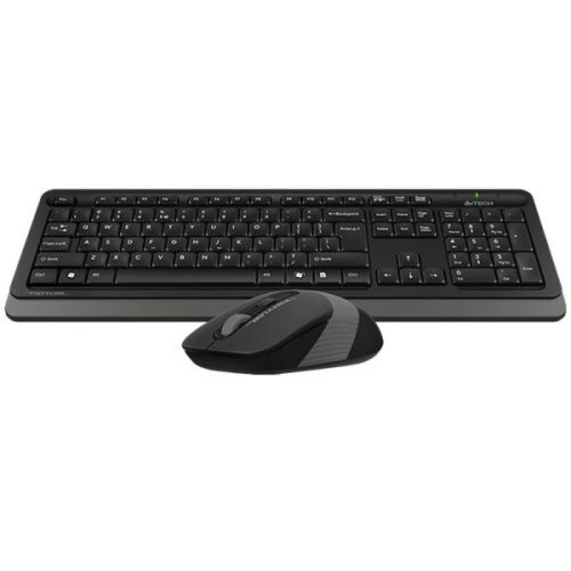 Комплект бездротовий A4tech Fstyler FG1010, Black+Grey, клавіатура+миша
