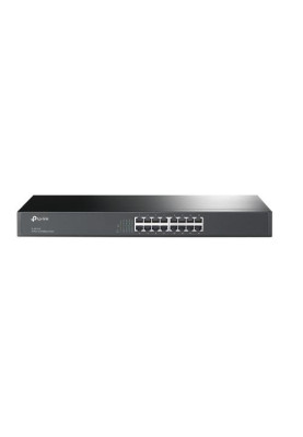 Комутатор TP-LINK TL-SF1016, Black, 16-портовий, 10/100 Мбіт/с, некерований, стійковий