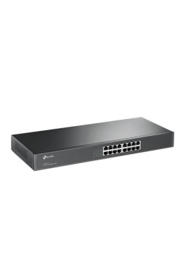 Комутатор TP-LINK TL-SF1016, Black, 16-портовий, 10/100 Мбіт/с, некерований, стійковий