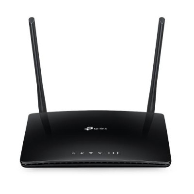 Роутер TP-LINK Archer MR400, Wi-Fi 802.11a/b/g/n/ac, до 1167 Mb/s, 2.4/5GHz, 3 LAN 10/100 Mb/s, RJ45 10/100Mb/s, 4G, 2 зовнішні антени