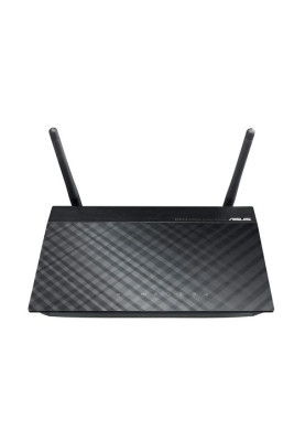 Роутер Asus RT-N12 E, Black, WiFi (2.4GHz до 300 MB/s), 4xLan / 1xWan, 2 всеспрямовані знімні антени, 179 x 128 x 28 мм