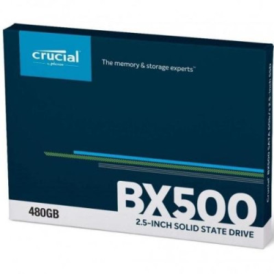 Твердотільний накопичувач SSD 240Gb, Crucial BX500, SATA3, 2.5`, 3D TLC, 540/500 МБ/с (CT240BX500SSD1)