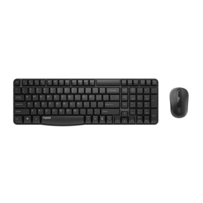 Комплект бездротовий Rapoo X1800S Black, Optical, клавіатура+миша