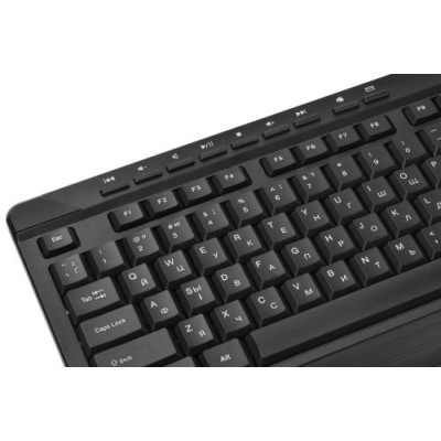 Комплект бездротовий 2E MK410, Black, USB, до 10 м, 1200 т/д, 1xAA/1xAA (2E-MK410MWB)