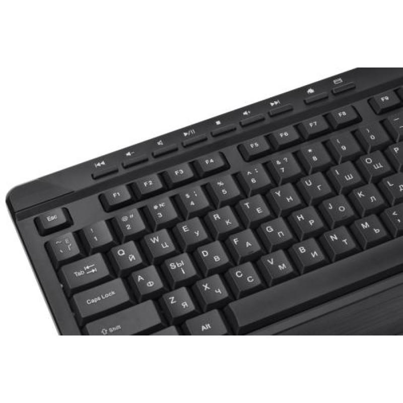 Комплект бездротовий 2E MK410, Black, USB, до 10 м, 1200 т/д, 1xAA/1xAA (2E-MK410MWB)