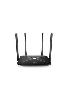Роутер Mercusys AC12G Wireless Dual Band Router, 3x10/100/1000 Mb/s LAN, 1x10/100/1000 Mb/s WAN, 4 зовнішні антени