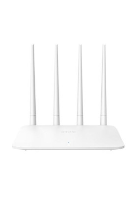 Роутер Tenda F6, Wi-Fi 802.11b/g/n, до 300 Mb/s, 2.4GHz, 3x10/100 Mb/s, RJ45 10/100Mb/s (FE), 4 зовнішні незнімні антени