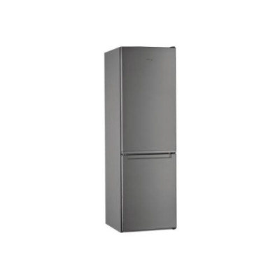 Холодильник Whirlpool W5 811EOX, Grey, двокамерний, загальний об'єм 339L, корисний об'єм 228L/111L, 188x59.5x65.5 см