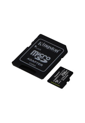 Карта пам'яті microSDXC, 256Gb, Kingston Canvas Select Plus, Class10 UHS-I U3 V30 A1, SD адаптер, до 100/85 МБ/с (SDCS2/256GB)