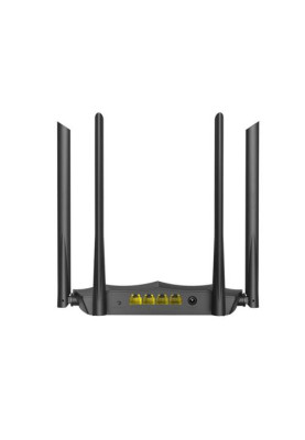 Роутер Tenda AC8, Wi-Fi 802.11ac/a/n/g/b, до 1167 Mb/s, 2.4GHz/5GHz, 3x10/100/1000 Mb/s, RJ45 10/100/1000Mb/s (GE), 4 зовнішніх незнімних антен