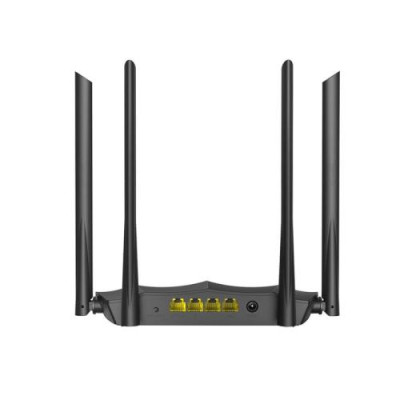 Роутер Tenda AC8, Wi-Fi 802.11ac/a/n/g/b, до 1167 Mb/s, 2.4GHz/5GHz, 3x10/100/1000 Mb/s, RJ45 10/100/1000Mb/s (GE), 4 зовнішніх незнімних антен