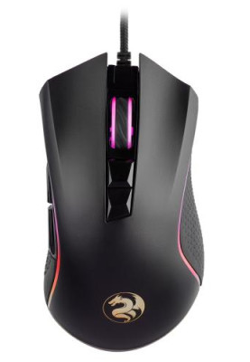 Миша 2E MG340 GAMING, Black, USB, оптична, 1200/2400/3200 dpi, RGB-підсвічування, 7 кнопок, сенсор Avago A5050, 1.8 м (2E-MG340UB)
