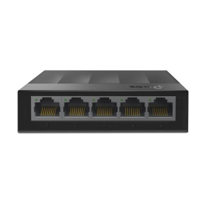 Комутатор TP-LINK LS1005G, 5x10/100/1000 Mb/s, пластмасовий корпус, некерований