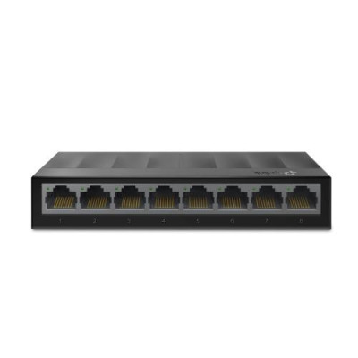 Комутатор TP-LINK LS1008G, 8x10/100/1000 Mb/s, пластмасовий корпус, некерований