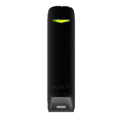 Бездротовий датчик руху з вузьким кутом огляду Ajax MotionProtect Curtain, Black, до 6-12 м, 1xCR123A, 134x44x54 мм, 118 г