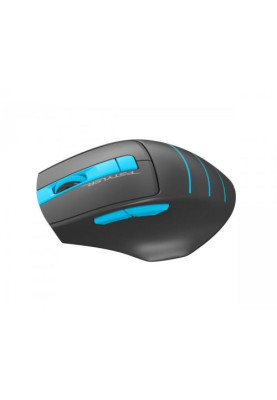 Миша A4Tech Fstyler FG30S, Gray/Blue, USB, бездротова, оптична, безшумна, 1000/1600/2000 dpi, 125 Hz, 6 кнопок, 1xAA
