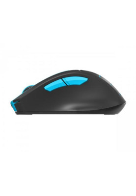 Миша A4Tech Fstyler FG30S, Gray/Blue, USB, бездротова, оптична, безшумна, 1000/1600/2000 dpi, 125 Hz, 6 кнопок, 1xAA