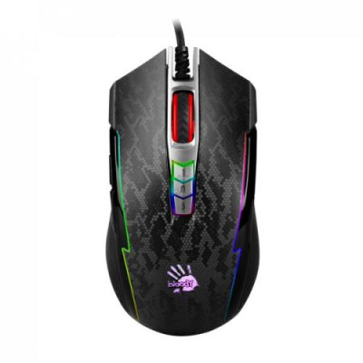 Миша Bloody P93s "Snake", USB, до 8000 dpi, 5 типів RGB-підсвічування, 8 кнопок, металеві ніжки X'Glide, 6 режимів стрільби для лівої кнопки, 1.8 м