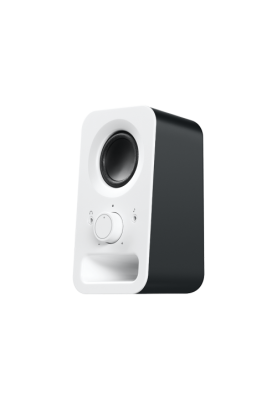 Колонки 2.0 Logitech Z150, White, 2х 3 Вт, 3.5 мм, роз'єм для навушників, роз'єм лінійного аудіовходу (980-000815)