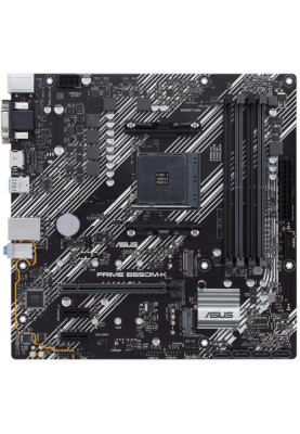 Мат.плата AM4 (B550) Asus PRIME B550M-K, B550, 4xDDR4, Int.Video(CPU), 4xSATA3, 1xM.2, 1xPCI-E 16x 4.0, 2xPCI-E 1x 3.0, ALC887, RTL8111H, 8xUSB3.2/4xUSB2.0, VGA/DVI-D/HDMI, MicroATX