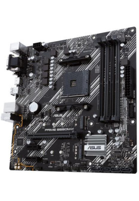 Мат.плата AM4 (B550) Asus PRIME B550M-K, B550, 4xDDR4, Int.Video(CPU), 4xSATA3, 1xM.2, 1xPCI-E 16x 4.0, 2xPCI-E 1x 3.0, ALC887, RTL8111H, 8xUSB3.2/4xUSB2.0, VGA/DVI-D/HDMI, MicroATX