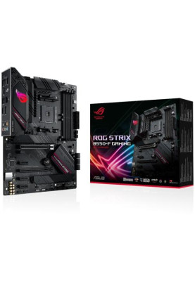 Мат.плата AM4 (B550) Asus ROG STRIX B550-F GAMING, B550, 4xDDR4, CrossFire, Int.Video(CPU), 6xSATA3, 2xM.2, 1xPCI-E 16x 4.0, 1xPCI-E 16x 3.0, 3xPCI-E 1x 3.0, ROG SupremeFX, I225-V, 8xUSB3.2/4xUSB2.0, HDMI/DP, ATX