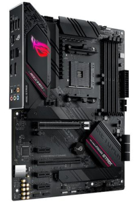 Мат.плата AM4 (B550) Asus ROG STRIX B550-F GAMING, B550, 4xDDR4, CrossFire, Int.Video(CPU), 6xSATA3, 2xM.2, 1xPCI-E 16x 4.0, 1xPCI-E 16x 3.0, 3xPCI-E 1x 3.0, ROG SupremeFX, I225-V, 8xUSB3.2/4xUSB2.0, HDMI/DP, ATX
