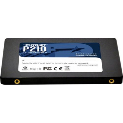 Твердотільний накопичувач SSD 512Gb, Patriot P210, SATA3, 2.5", 3D TLC, 520/430 МБ/с (P210S512G25)