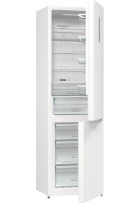 Холодильник Gorenje NRK6202AW4, White, двокамерний, No Frost, загальний об'єм 331L, корисний об'єм 235L/96L, дисплей, електронне керування, А++, 200x60x59.2см