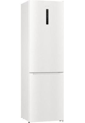 Холодильник Gorenje NRK6202AW4, White, двокамерний, No Frost, загальний об'єм 331L, корисний об'єм 235L/96L, дисплей, електронне керування, А++, 200x60x59.2см
