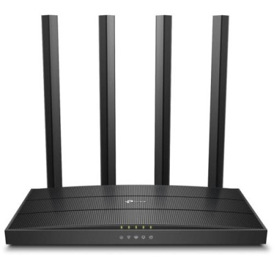 Роутер TP-LINK Archer C80 Black, Wi-Fi 802.11a/b/g/n/ac, до 1900 Mb/s, 2.4/5GHz, 4x100/1000 Mb/s, RJ45 100/1000Mb/s (Gb), 4 зовнішні