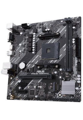 Мат.плата AM4 (A520) Asus PRIME A520M-K, A520, 2xDDR4, Int.Video(CPU), 4xSATA3, 1xM.2, 1xPCI-E 16x 3.0, 2xPCI-E 1x 3.0, ALC887, RTL8111H, 6xUSB3.2/6xUSB2.0, VGA/HDMI, MicroATX