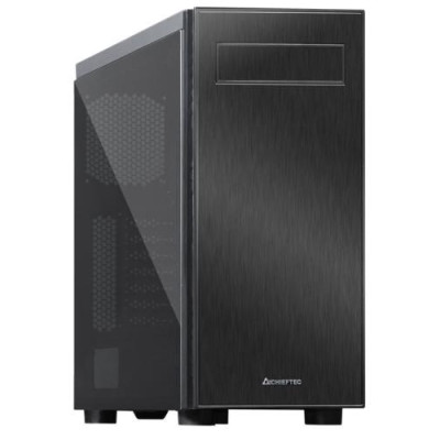 Корпус Chieftec Hawk AL-02B-TG-OP Black, без БЖ, Mid Tower, ATX / Micro ATX / Mini ITX, 2xUSB 3.0, USB 2.0, 435х200х450 мм, 5.85 кг