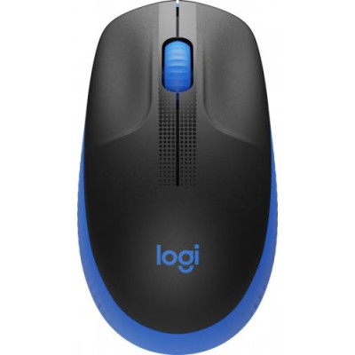 Миша Logitech M190, Blue/Black, USB, бездротова, оптична, 1000 dpi, 3 кнопки, 1xAA (910-005907)